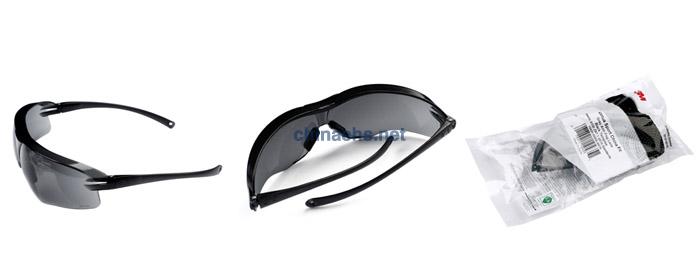 3M 10435 中國款流線型防護(hù)眼鏡（灰色鏡片，防霧）